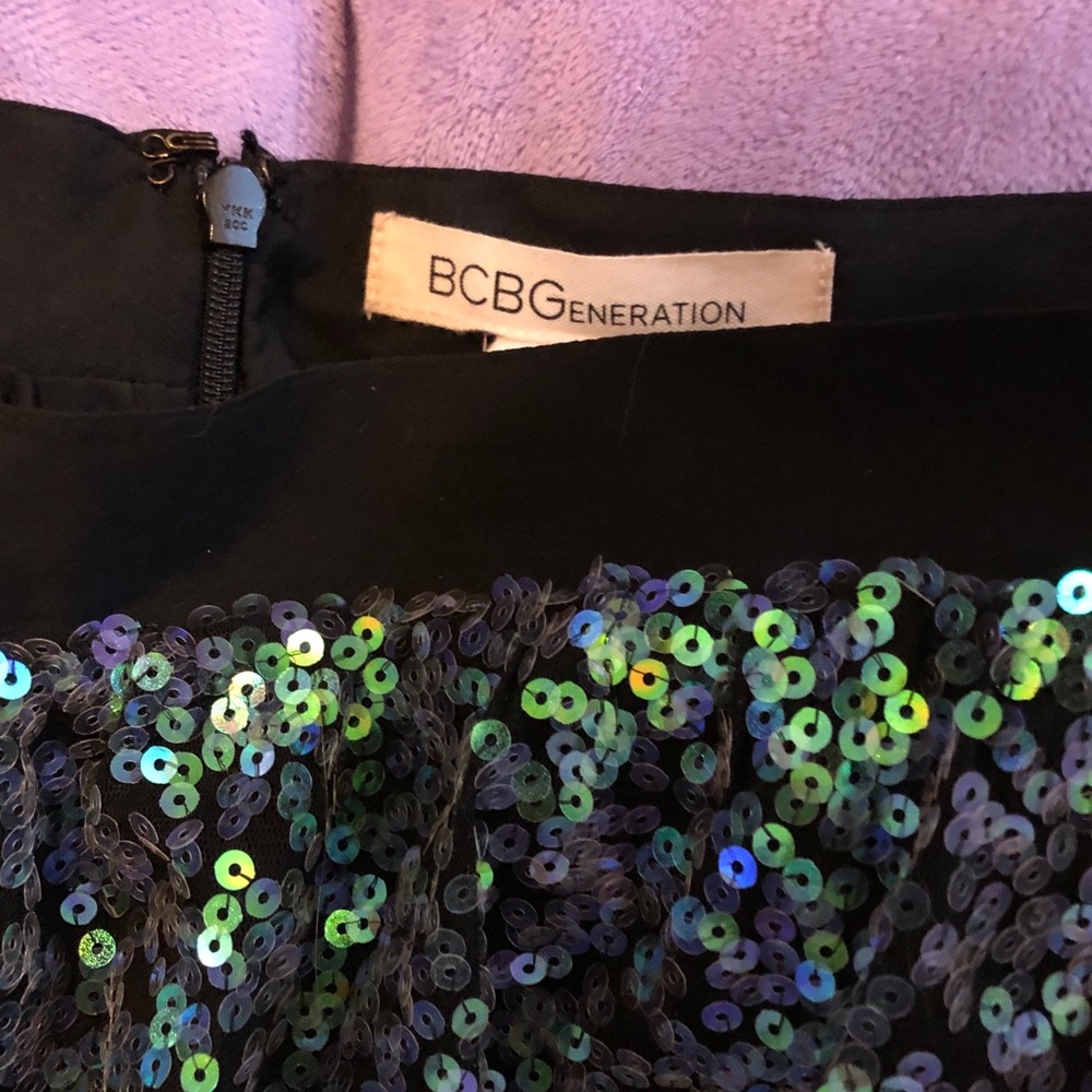 Vintage Sequin Shorts Bcbgeneration High Waist Ir… - image 3